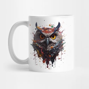 Owl Splash Art: Enchanting Fantasy Illustration #4 Mug